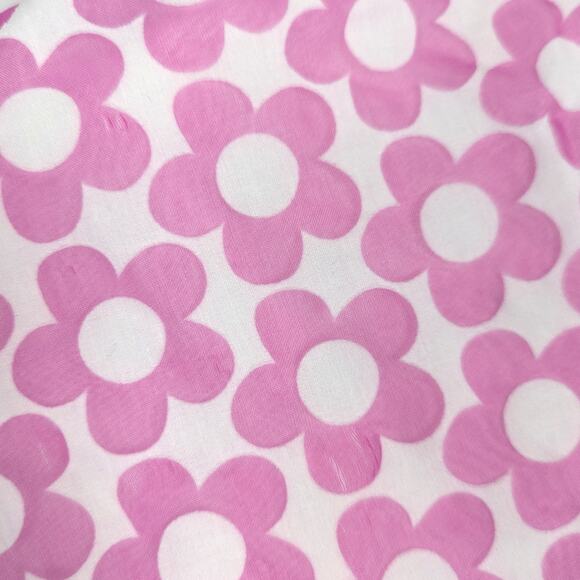 Florence Eiseman Dress Girls Sz 14 Pink Sheer Floral Sundress Boutique Strappy - Picture 6 of 8